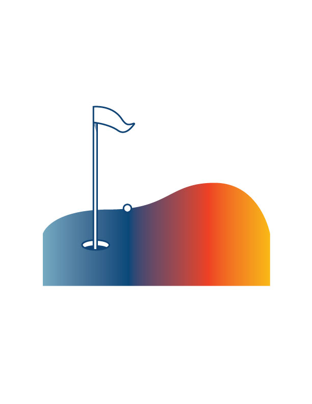 illo of golf courses