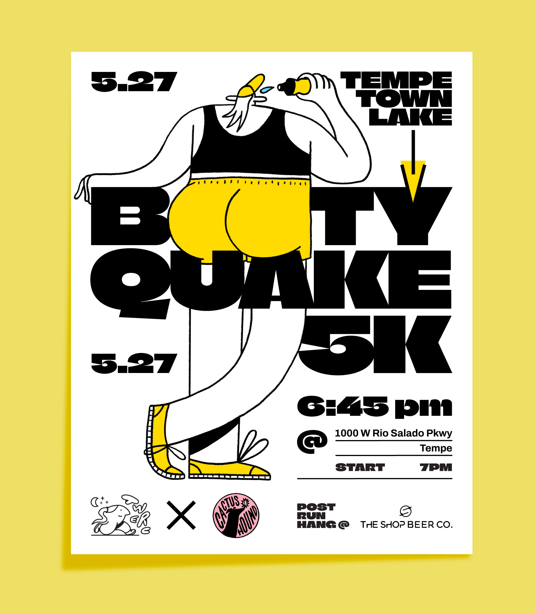 Tempe-Town-Lake-Booty-Quake-Poster