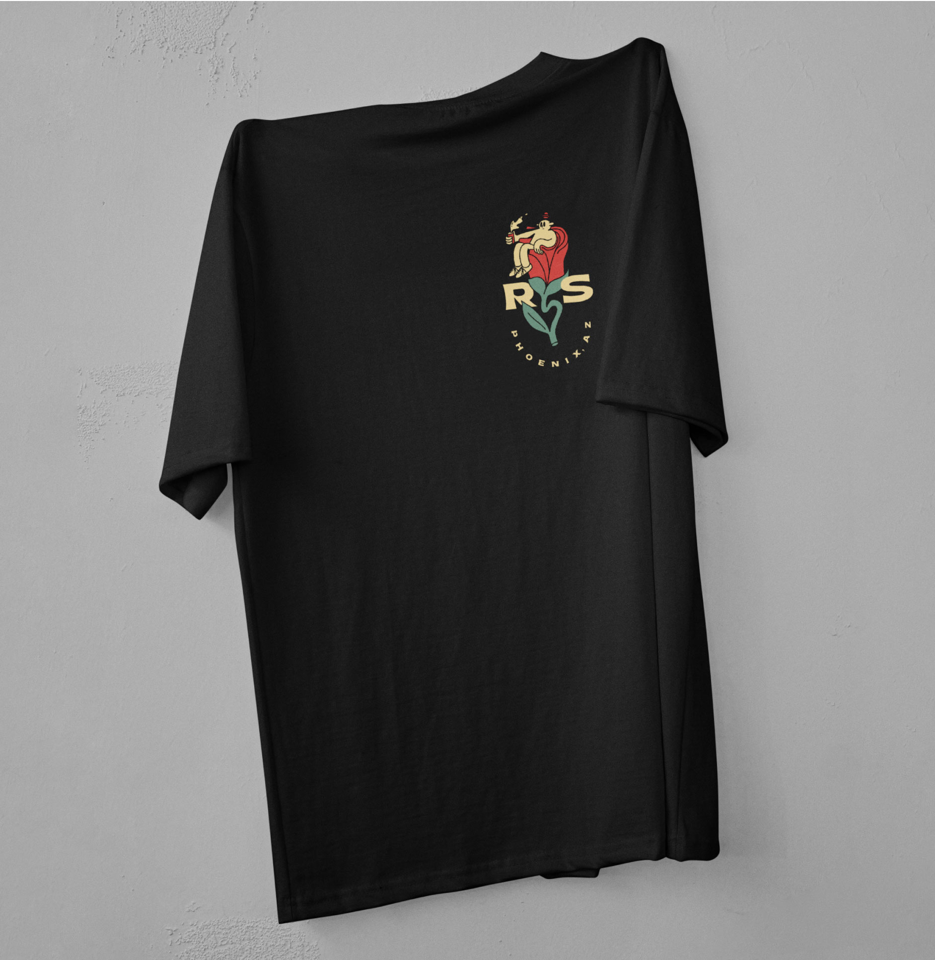 Roses-Shirt-Black-Front
